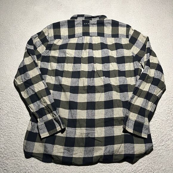 Oakley Shirt Mens Large Plaid Flannel Long Sleeve Custom Fit Button Up - Picture 7 of 8